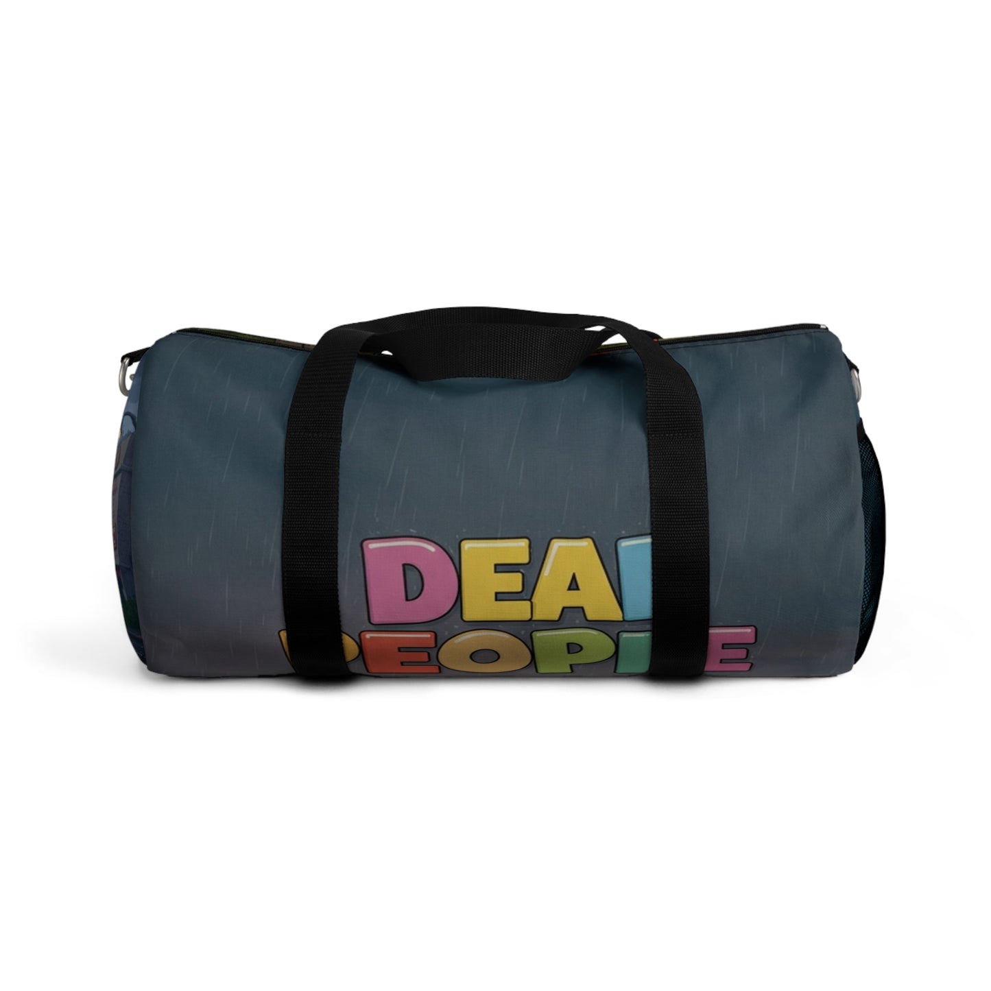 Colorful "Deal with It" Duffel Bag - Perfect for Gym & Travel